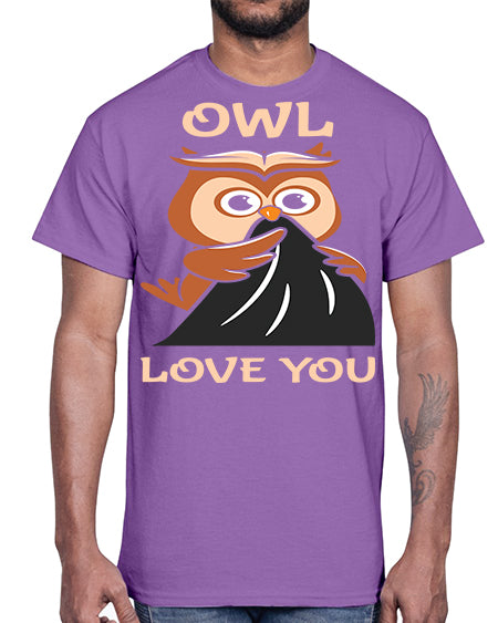 Owl Love You A TurtleRabbit 12#- owl- Cotton Tee