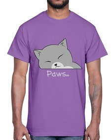 Paws- cats- Cotton Tee