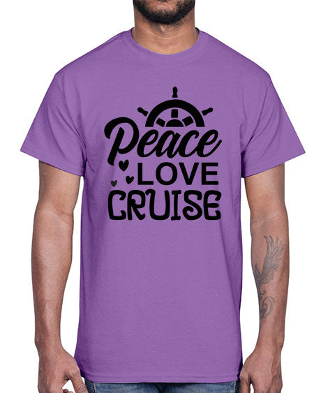 Peace love cruise 01#- summer- Cotton Tee