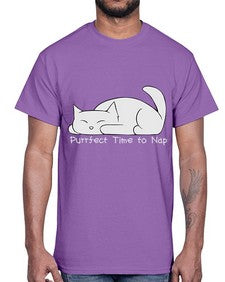 Perfect Time to Nap- cats- Cotton Tee