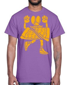 Pizza champ 202#- cartoon food- Cotton Tee