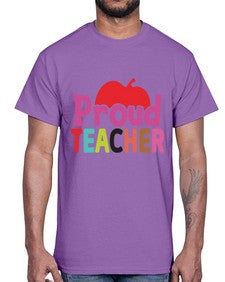 Proud Teacher 1341#- teacher- Cotton Tee