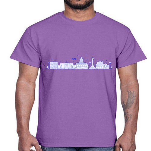 Pune 1697#- cities- Cotton Tee