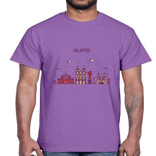 Quito 1703#- cities- Cotton Tee