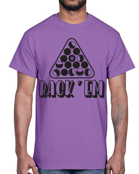 Rack em 558#- billards- Cotton Tee