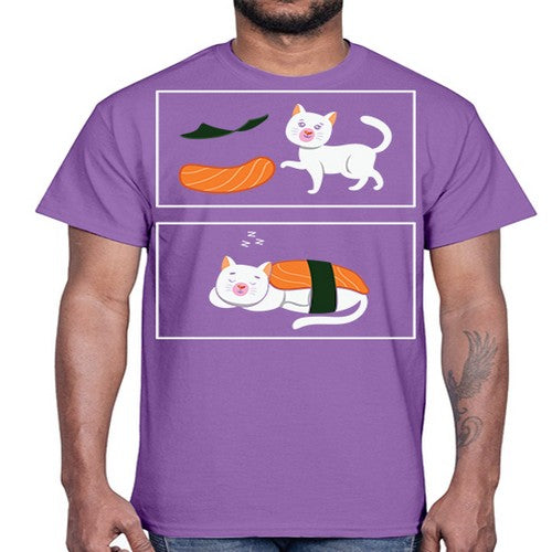 Ramen Cat Kawaii Anime Japanese Anime 279#- anime- Cotton Tee