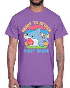 Ready to Attack first Grade 710#- first grade- Cotton Tee