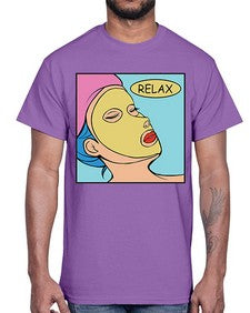 Relax 1013#- art pop art- Cotton Tee