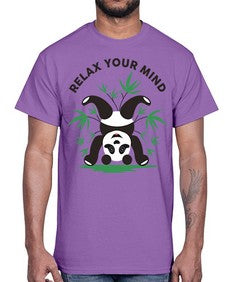 Relax Your Mind 496#- yoga- Cotton Tee