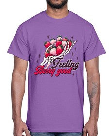 Retro Summer Doing My Berry 1506#- strawberry- Cotton Tee