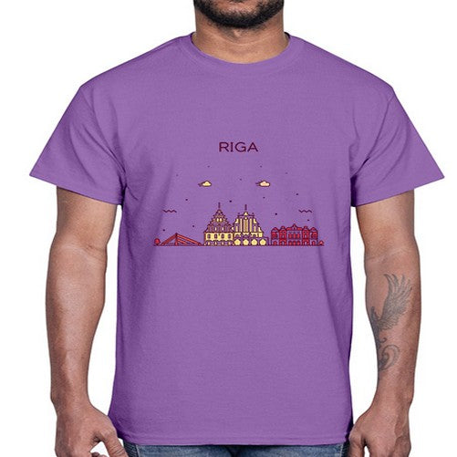 Riga 1729#- cities- Cotton Tee