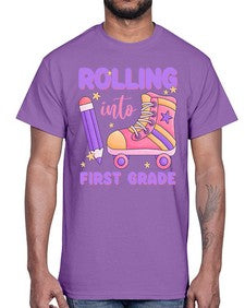 Rolling into first Grade 785#- first grade- Cotton Tee