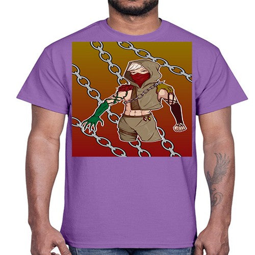 Rose and demon 75#- anime- Cotton Tee