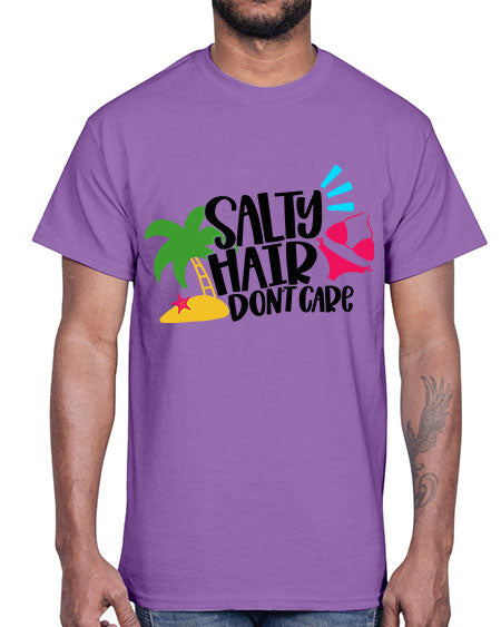 Salty Hair Dont Care Style 29#- summer- Cotton Tee