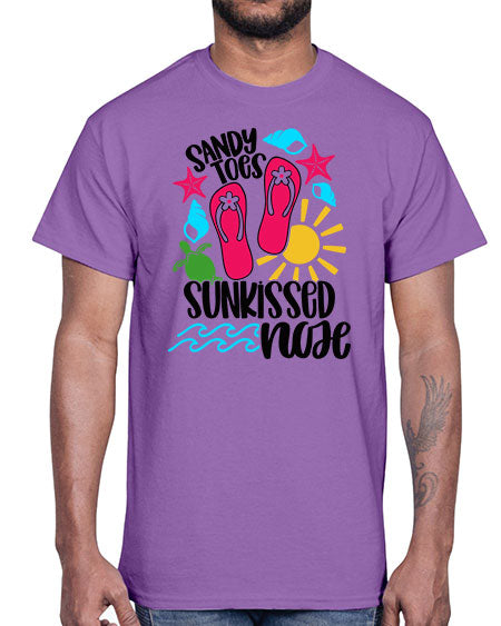 Sandy Toes Sunkissed Nose Style 27#- summer- Cotton Tee