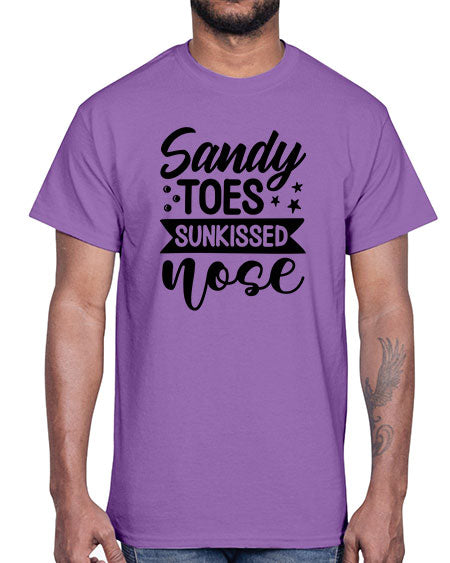Sandy toes sunkissed nose 01#- summer- Cotton Tee