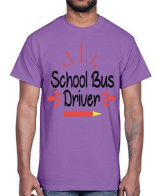 School Bus Driver 793#- graduation- Cotton Tee