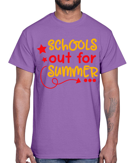 SchoolsOutSummer 83#- summer- Cotton Tee