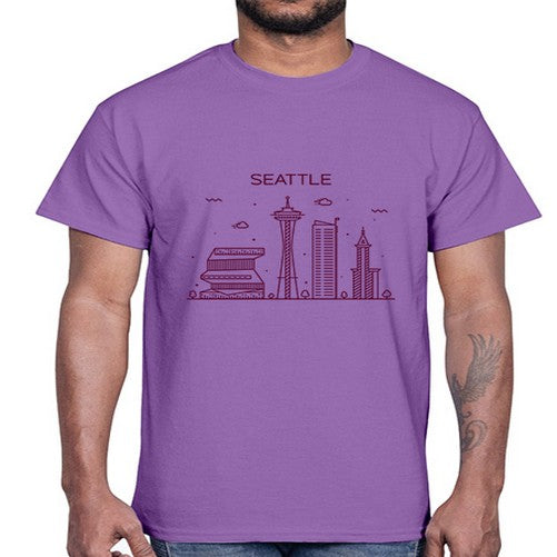 Seattle 1807#- cities- Cotton Tee