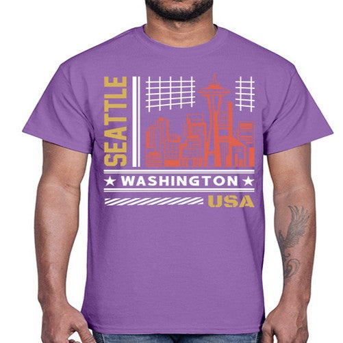 Seattle 1809#- cities- Cotton Tee