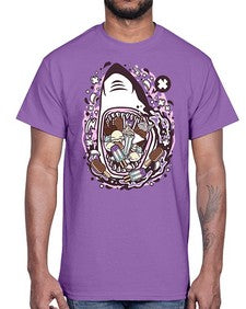 Shark Ice Cream 1523#- ice cream- Cotton Tee
