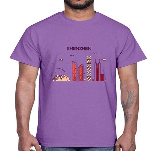 Shenzhen 1834#- cities- Cotton Tee