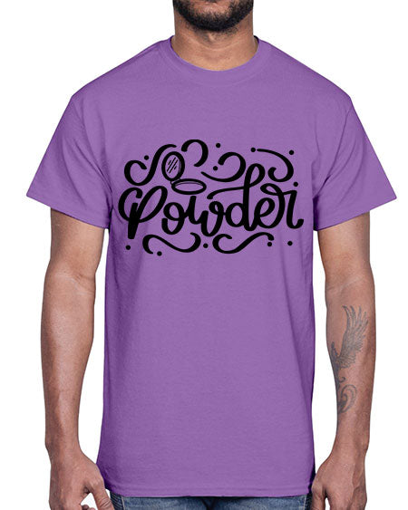 SinglePowder Style 24#-makeup Cotton Tee