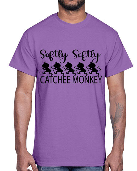 Softly softly catcher monkey - monkey- Cotton Tee
