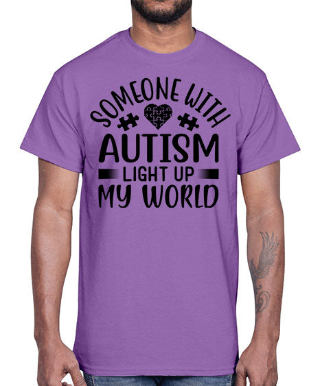 Some one with Style 50#- autism- Cotton Tee