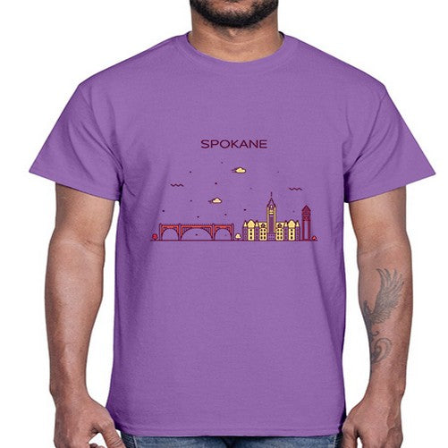 Spokane 1880#- cities- Cotton Tee