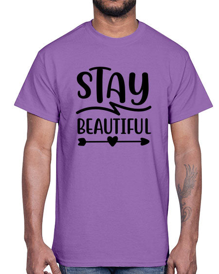 Stay Beautiful 147#-  fashion- Cotton Tee