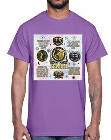 Straight Gemini 472#- gemini- Cotton Tee