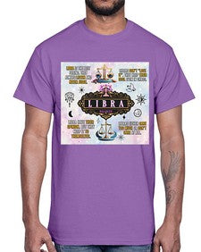 Straight Libra 474#- libra- Cotton Tee