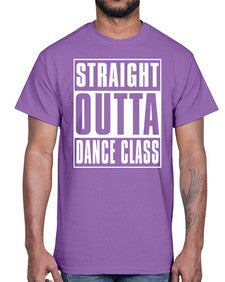 Straight outta dance class 190#- dance2- Cotton Tee