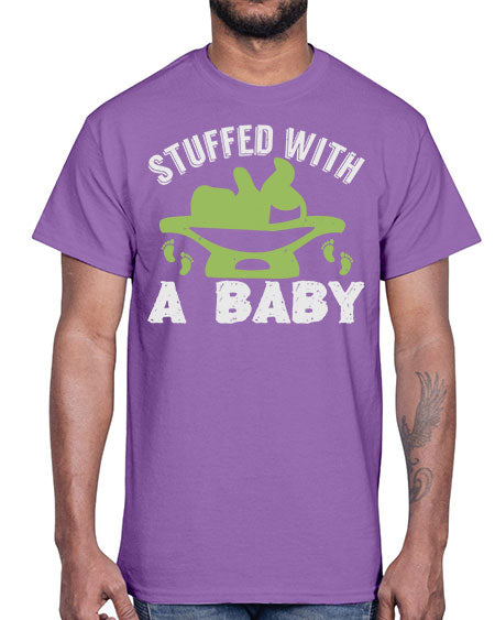 Stuffed with a Baby Style 211#- baby- Cotton Tee
