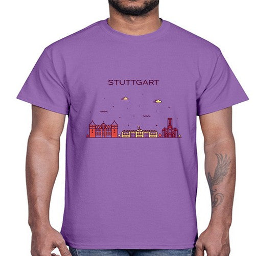 Stuttgart 1901#- cities- Cotton Tee