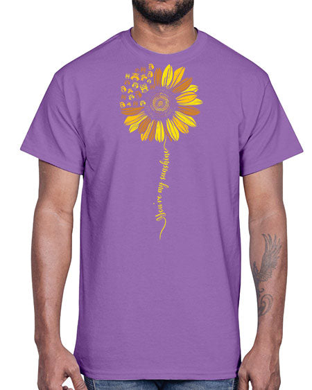 Sunflower Owl You Are My A TurtleRabbit 19#- owl- Cotton Tee