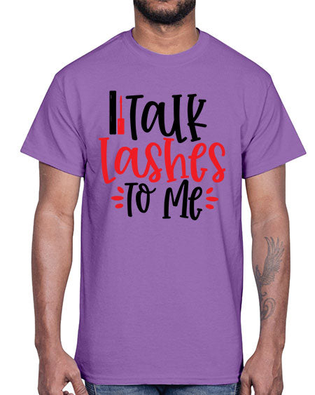 Talk Lashes To Me Style 219#-makeup Cotton Tee