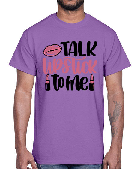 Talk Lipstick To Me Style 15#-makeup Cotton Tee