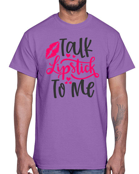 Talk Lipstick To Me Style 217#-makeup Cotton Tee