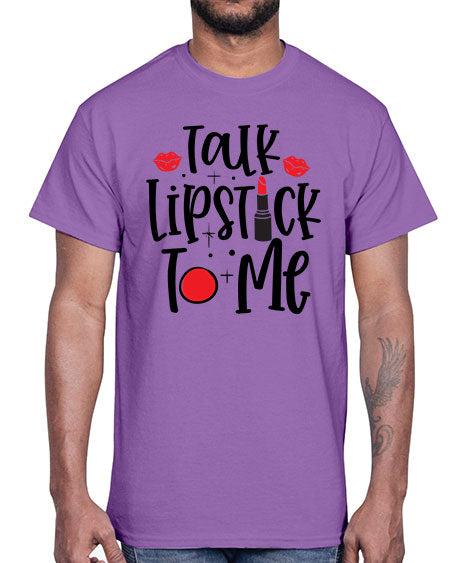 Talk Lipstick To Me Style 218#-makeup Cotton Tee