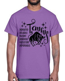 Taurus 486#- taurus- Cotton Tee
