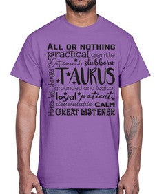 Taurus 573#- taurus- Cotton Tee