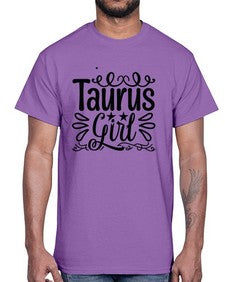 Taurus girl 497#- taurus- Cotton Tee