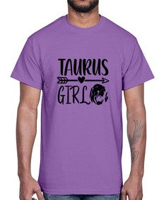 Taurus girl 498#- taurus- Cotton Tee