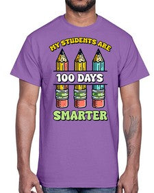 Teacher My Students Are one hundred 922#- one hundred days- Cotton Tee