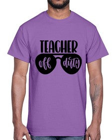 Teacher Off Duty Style 1461#- teacher- Cotton Tee