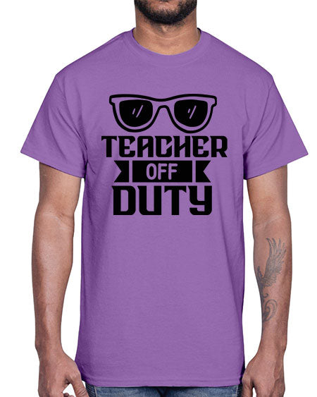 Teacher off duty 01#- summer- Cotton Tee