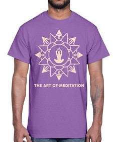 The Art of Meditation 543#- yoga- Cotton Tee