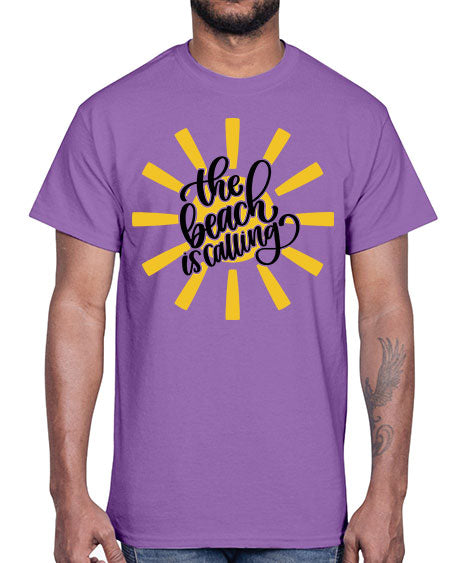 The Beachy Is Calling Style 10#- summer- Cotton Tee